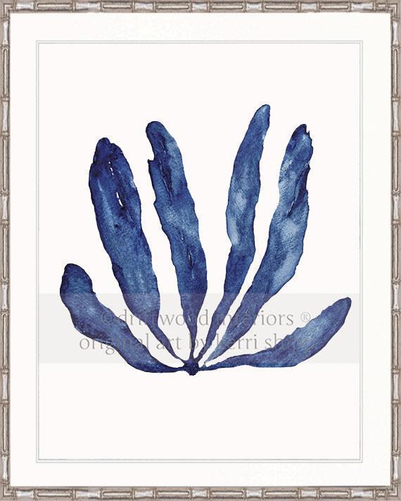 Seaweed III in Denim - Driftwood Interiors