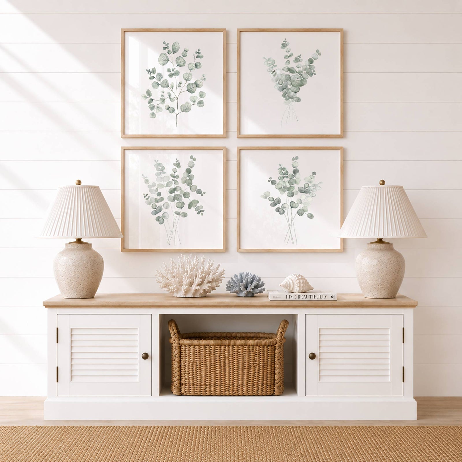Eucalyptus Branch Set of 4