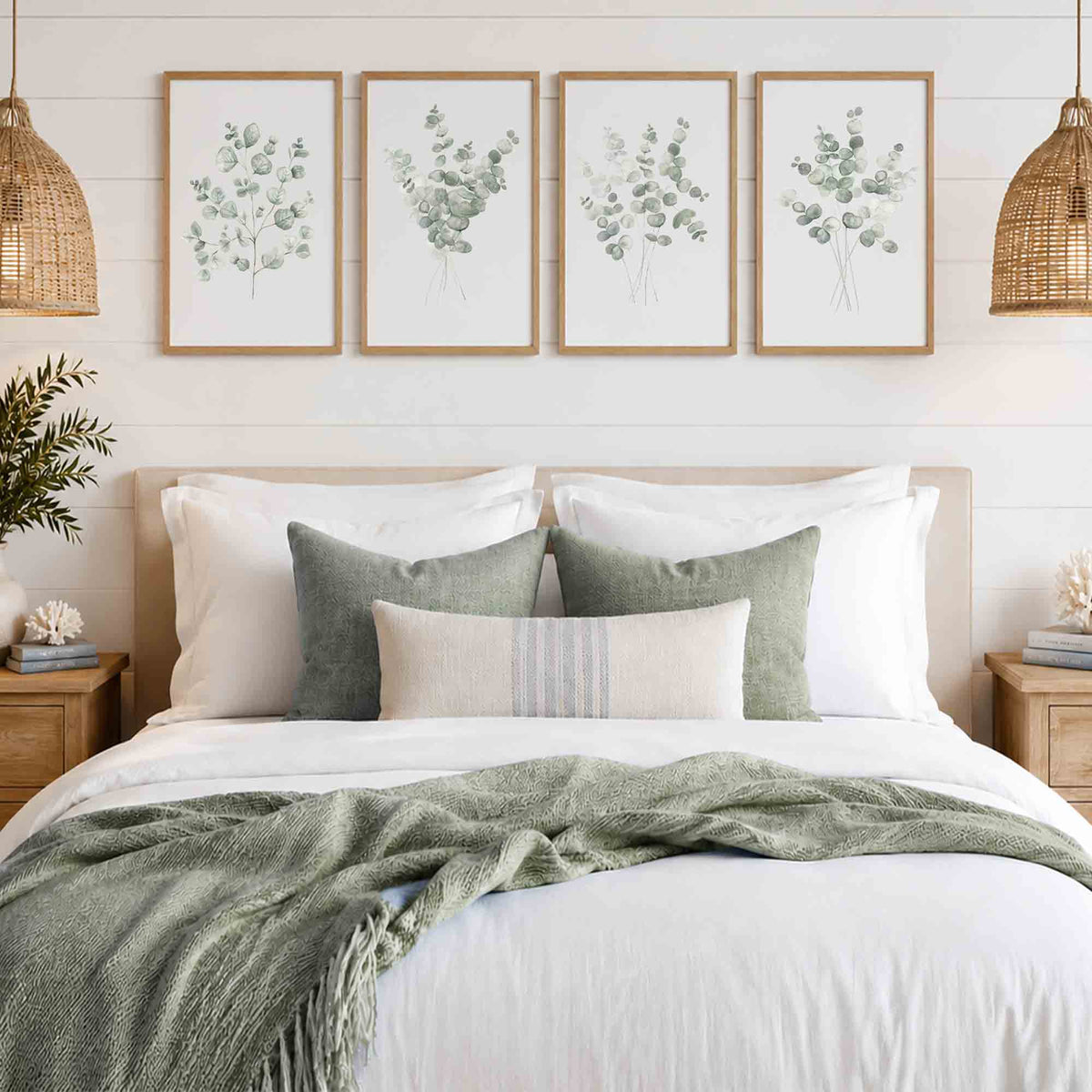 Eucalyptus Branch Set of 4