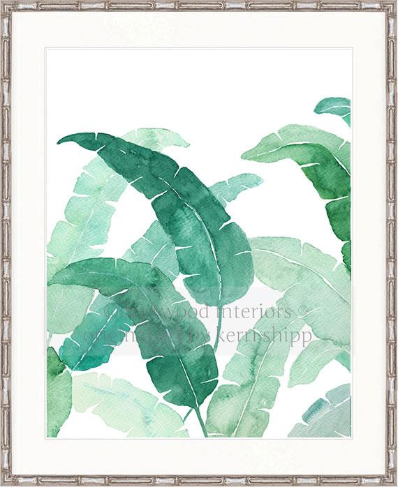 Banana Palm Leaf I in Green - Driftwood Interiors
