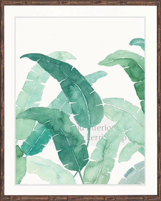 Banana Palm Leaf I in Green - Driftwood Interiors