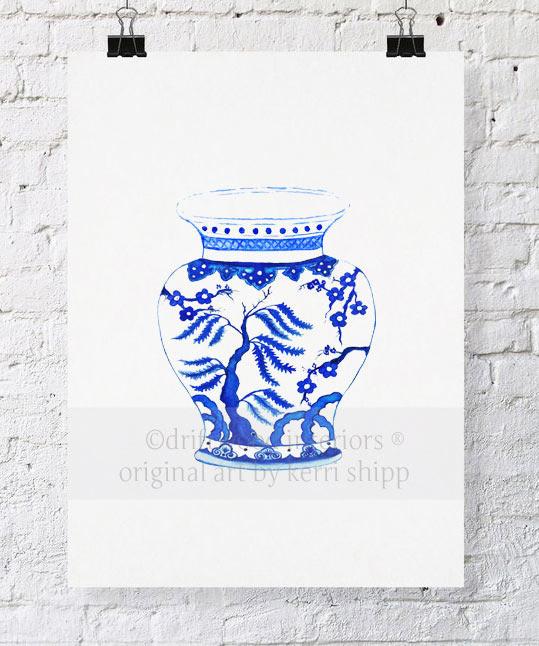 Blue Willow in Ming - Driftwood Interiors