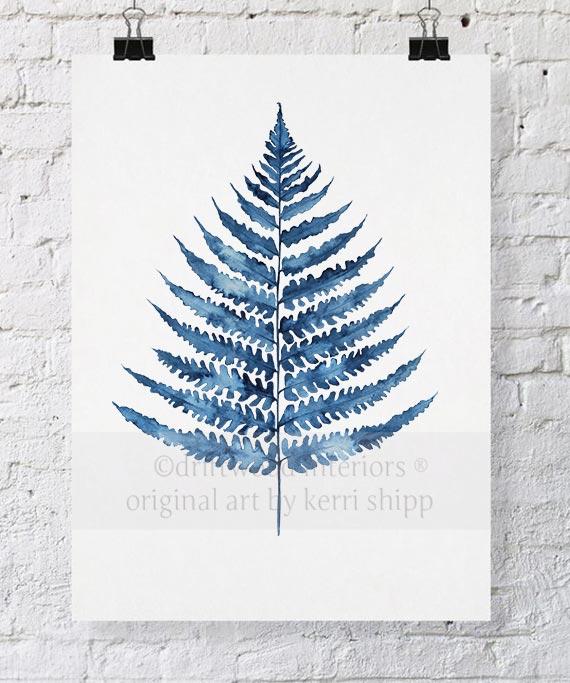 Fern I in Denim Blue - Driftwood Interiors
