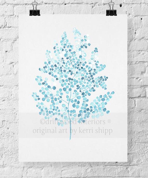 Fern II in Pale Blue - Driftwood Interiors