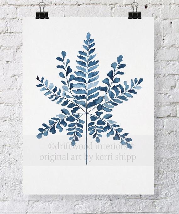 Fern III in Denim Blue - Driftwood Interiors