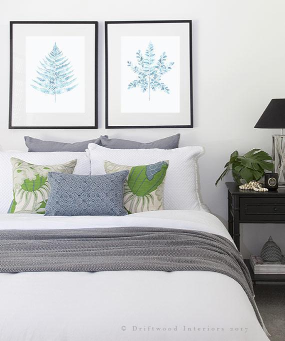 Fern III in Pale Blue - Driftwood Interiors