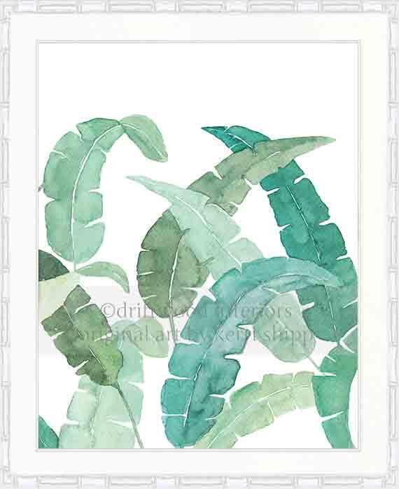 Banana Palm Leaf III in Green - Driftwood Interiors