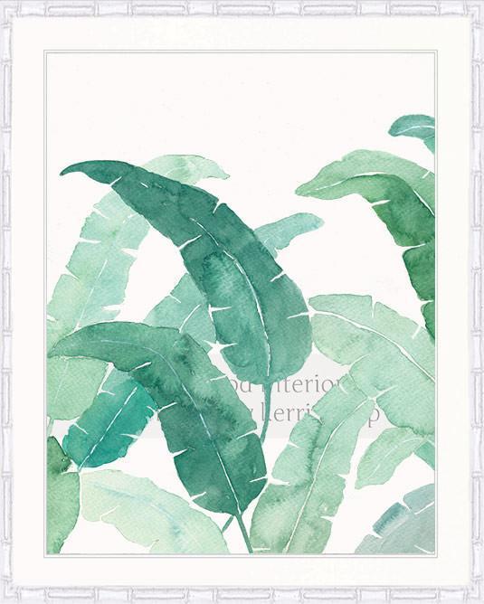 Banana Palm Leaf I in Green - Driftwood Interiors
