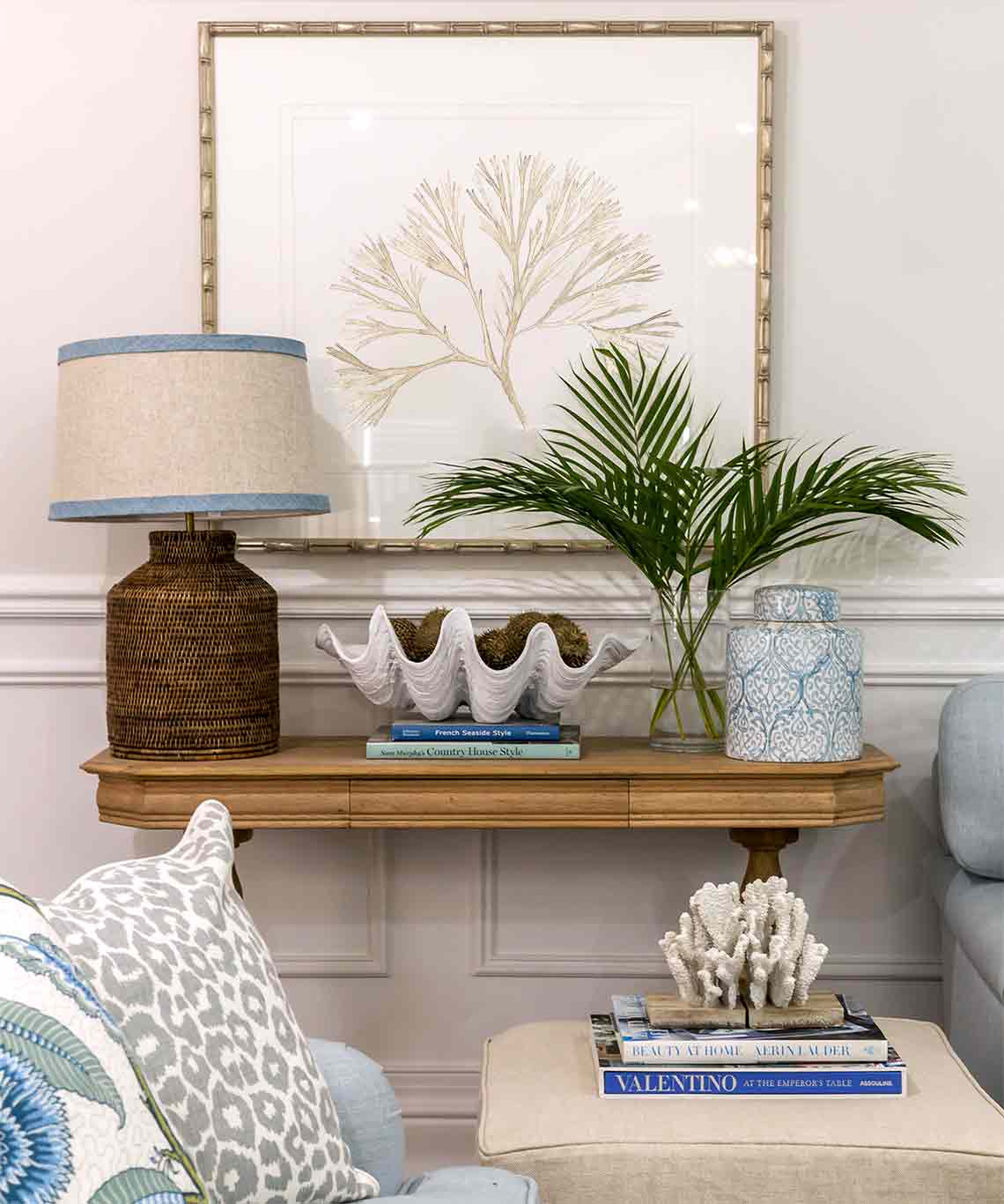 Coral Wall Art Print - Nature Wall Art of coral in natural in living room Driftwood Interiors 