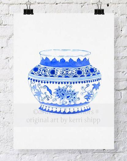 Ming in Indigo - Driftwood Interiors