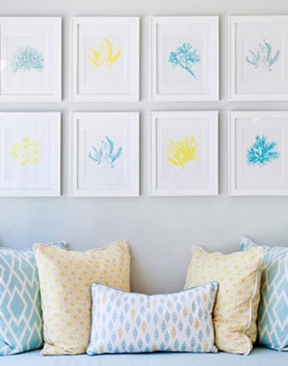 Seaweed in Marigold Yellow - Driftwood Interiors