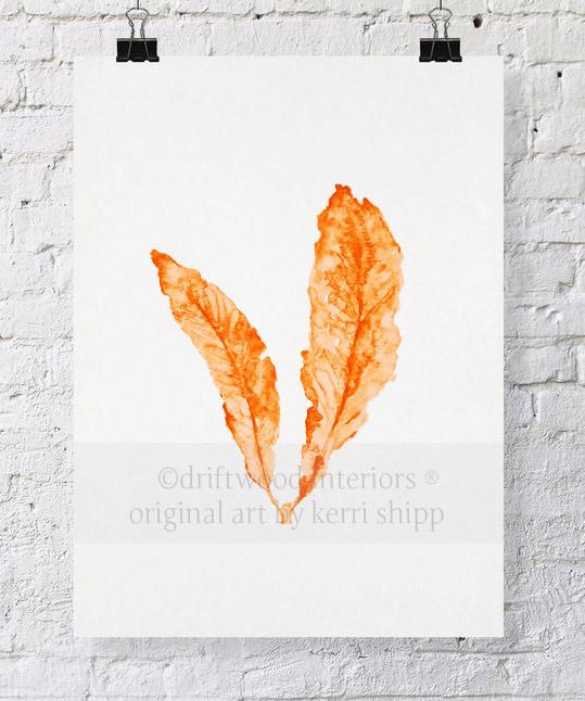 Sea Fan in Tangerine - Driftwood Interiors