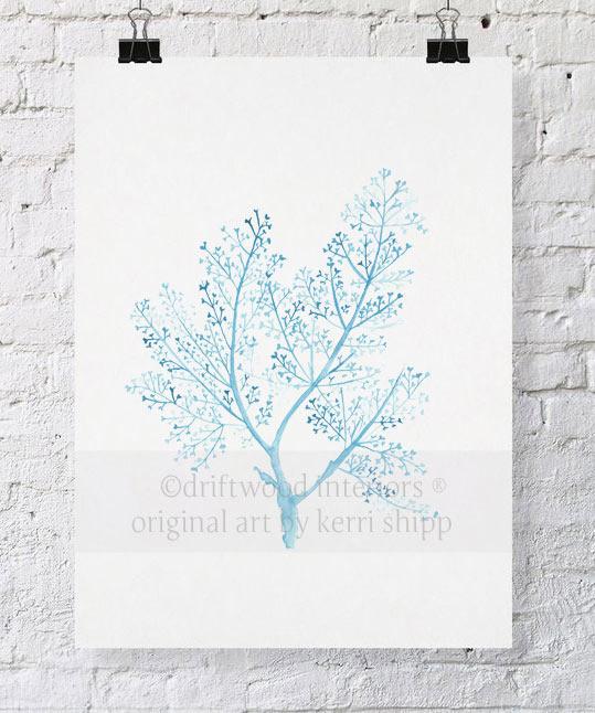 Sea Fern in French Blue - Driftwood Interiors