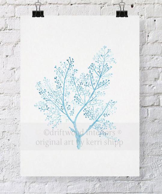 Sea Fern in French Blue - Driftwood Interiors