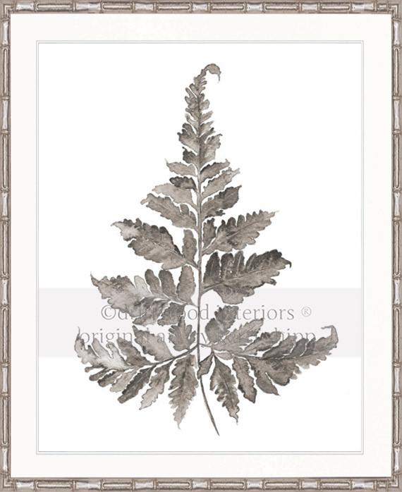 Taupe Foliage II - Driftwood Interiors