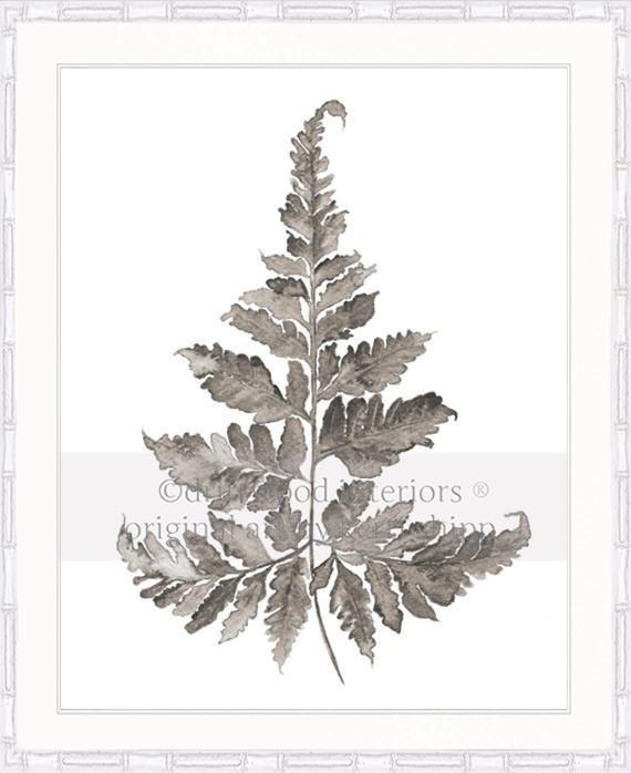 Taupe Foliage II - Driftwood Interiors