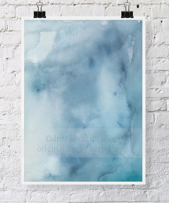 Abstract "Ashen II" - Driftwood Interiors