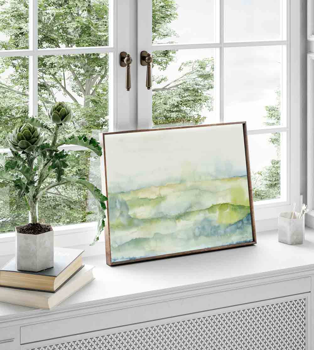 Watercolour Landscape I | Abstract Wall Art Print