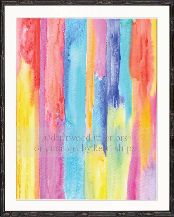 Abstract &quot;Abstract Stripes 1&#39;