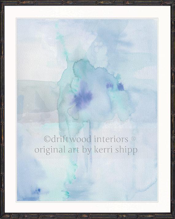 Into the Blue I in Serenity  - Limited Edition Print