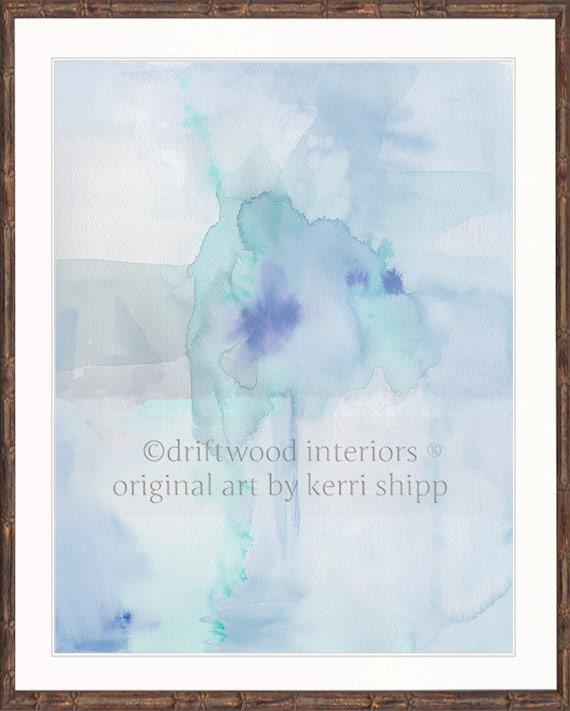 Into the Blue I in Serenity  - Limited Edition Print