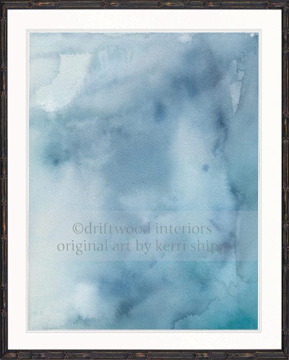 Abstract "Ashen II" - Driftwood Interiors