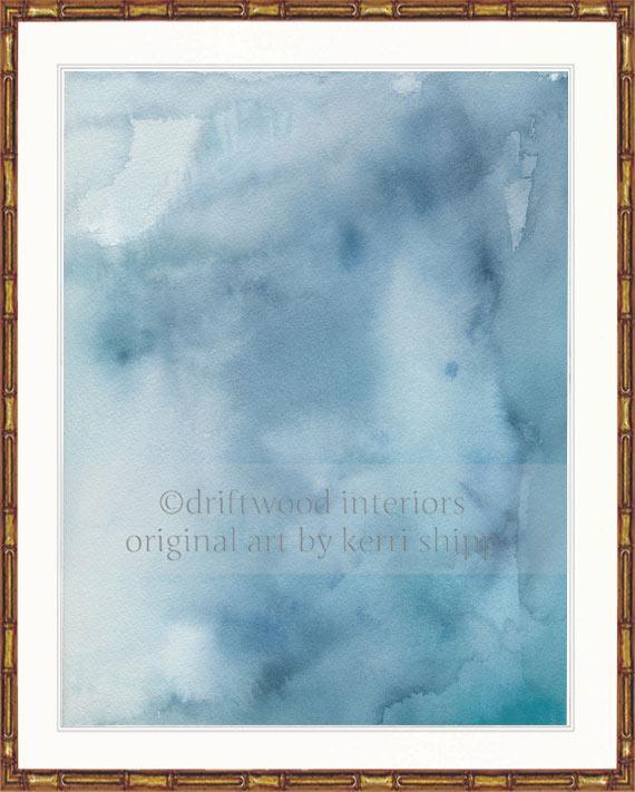 Abstract "Ashen II" - Driftwood Interiors