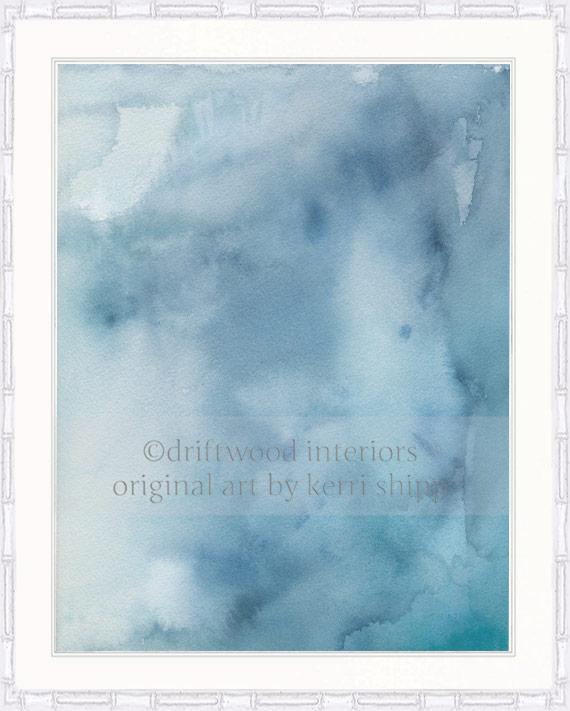 Abstract "Ashen II" - Driftwood Interiors