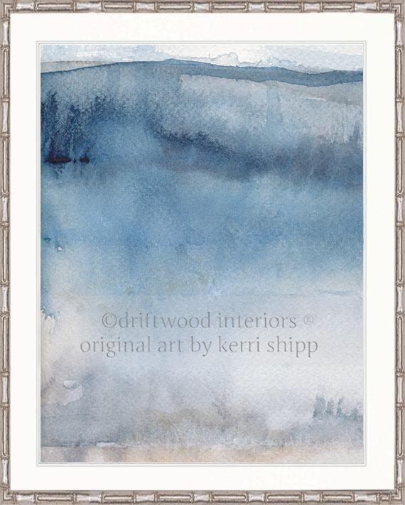 Abstract "Ashen III" - Driftwood Interiors