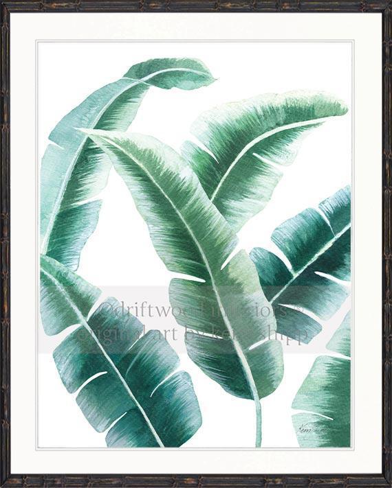 Banana Leaf I in Green - Driftwood Interiors