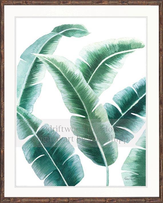 Banana Leaf I in Green - Driftwood Interiors