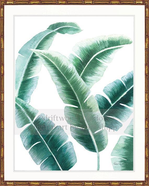 Banana Leaf I in Green - Driftwood Interiors