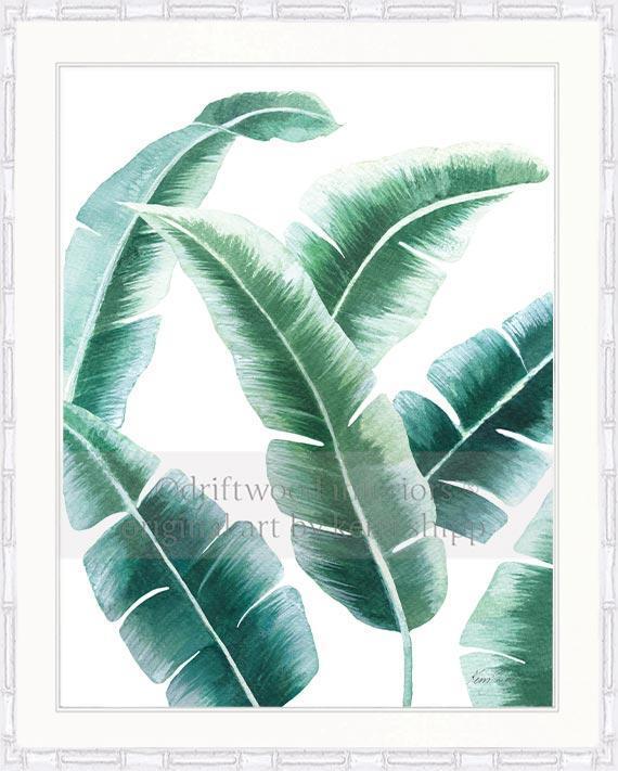 Banana Leaf I in Green - Driftwood Interiors