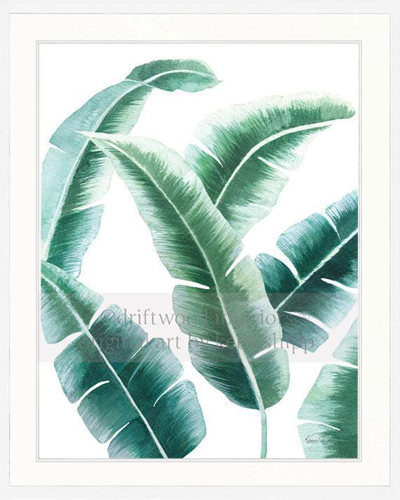 Banana Leaf I in Green - Driftwood Interiors