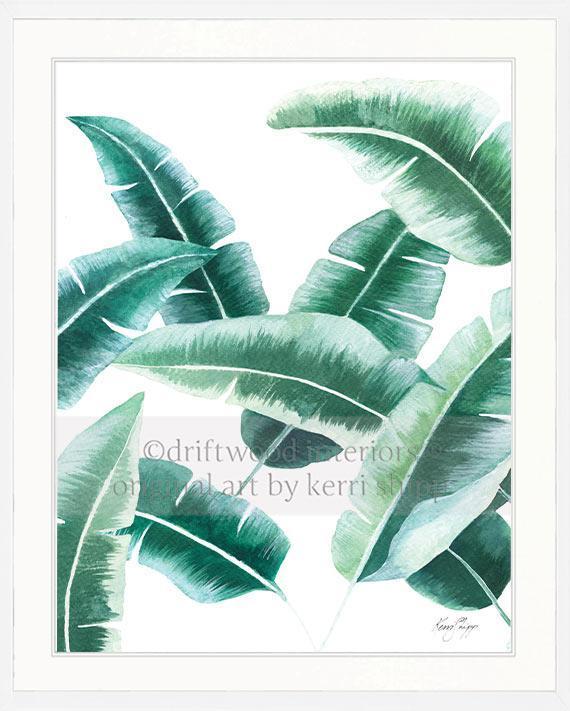 Banana Leaf II in Green - Driftwood Interiors