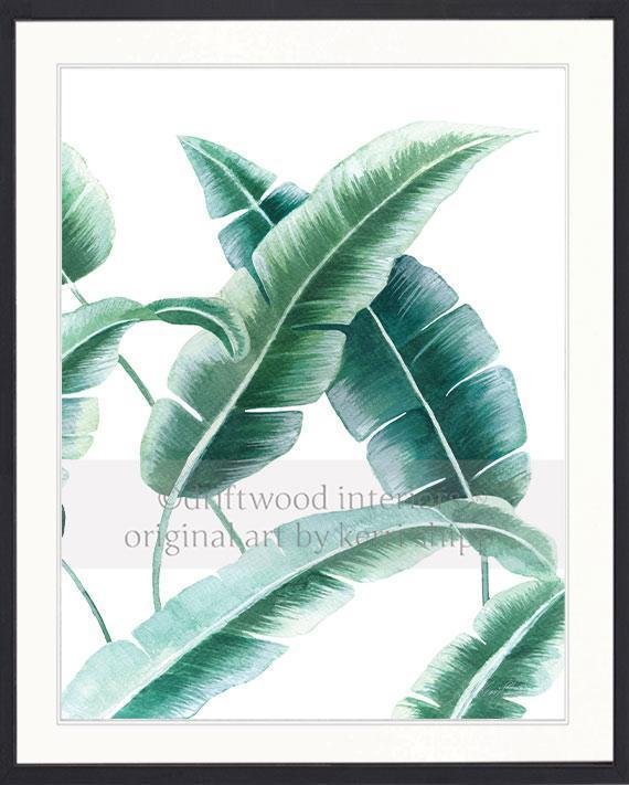 Banana Leaf III in Green - Driftwood Interiors