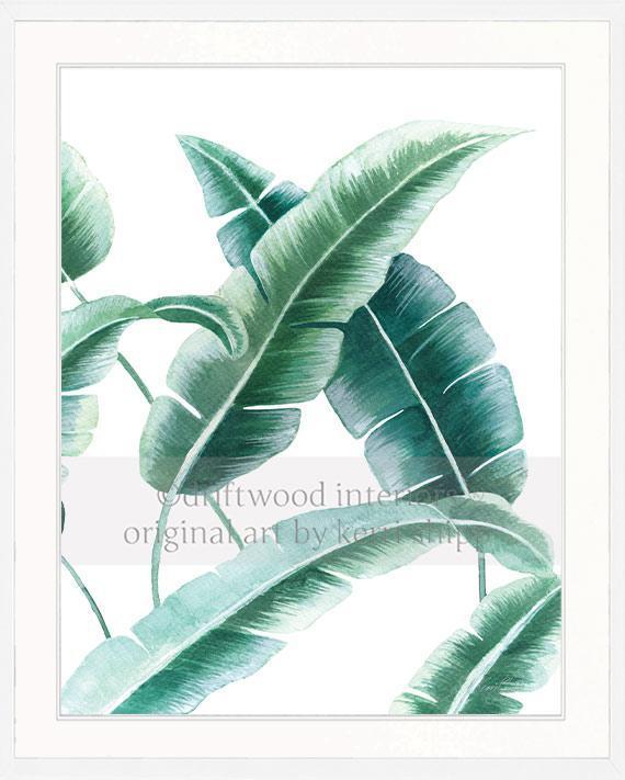 Banana Leaf III in Green - Driftwood Interiors