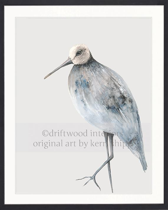 Sandpiper Bird Print
