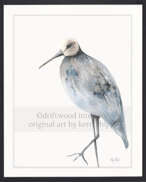 Sandpiper Bird Print