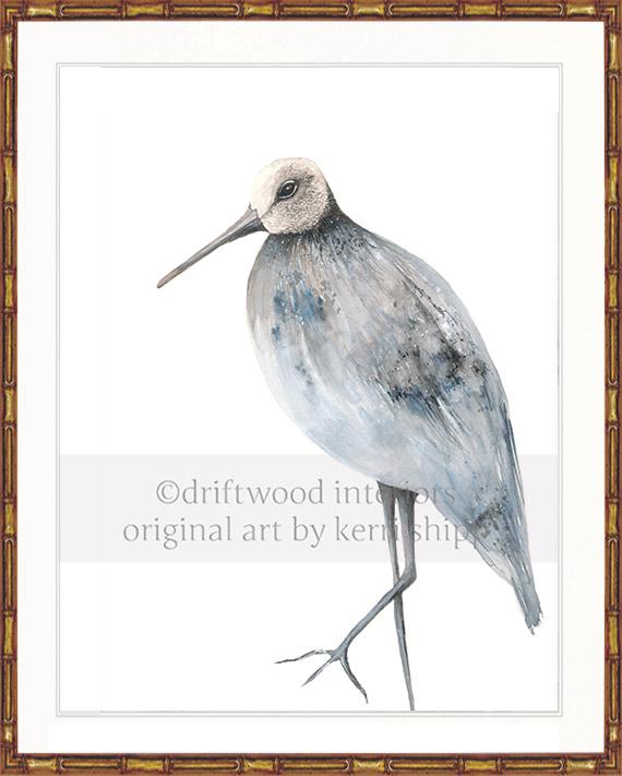 Sandpiper Bird Print