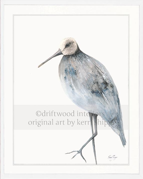 Sandpiper Bird Print