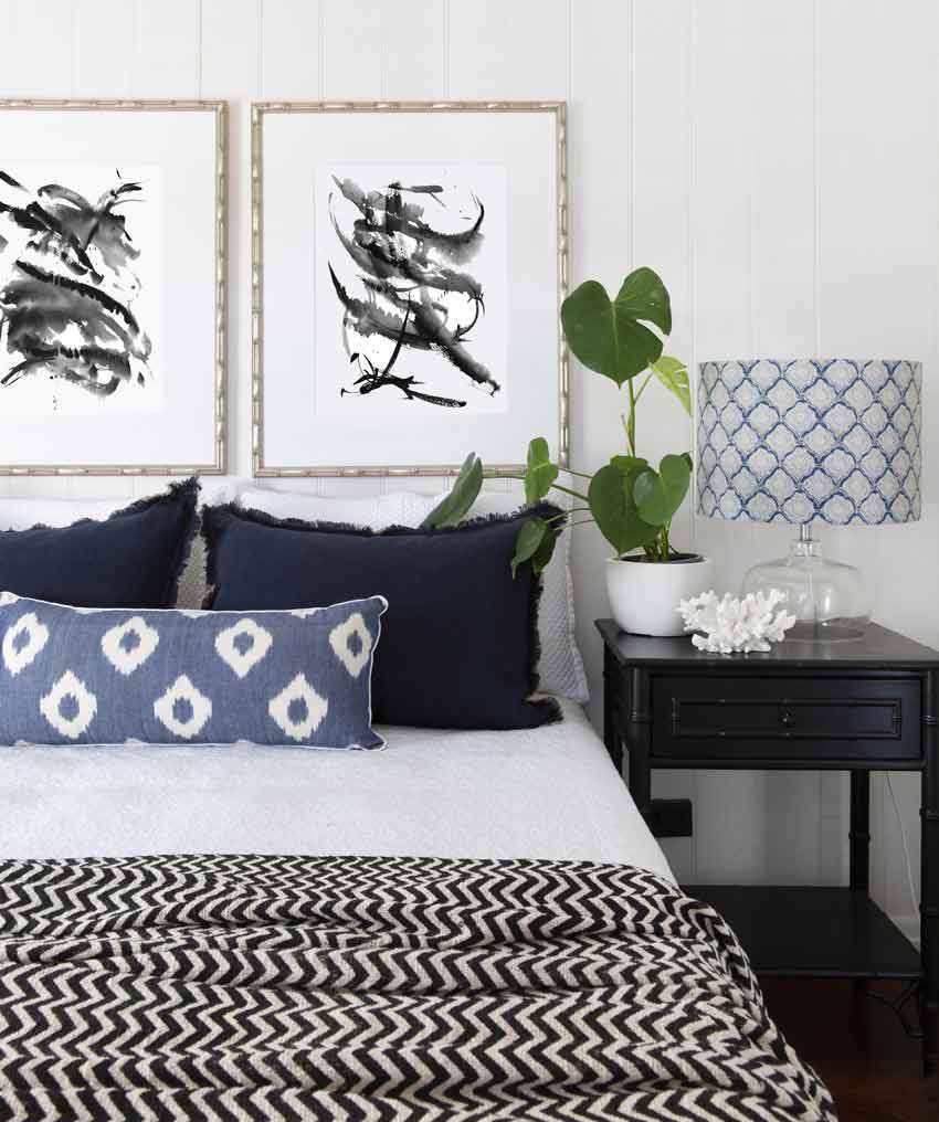 Black and White Abstract Print &#39;Monochrome II&quot; - Driftwood Interiors