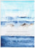Stretched Canvas Art Print in Blue - 'Coastal Calm II' - Driftwood Interiors