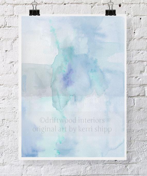 Into the Blue I in Serenity  - Limited Edition Print - Driftwood Interiors
