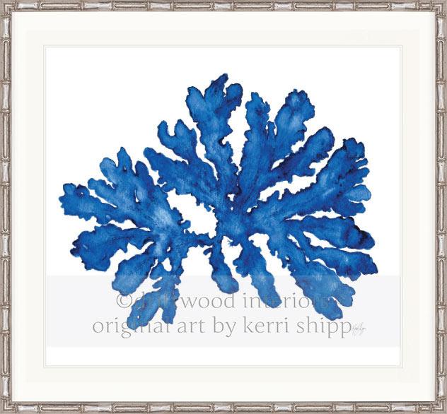 Indigo Coral I - Driftwood Interiors