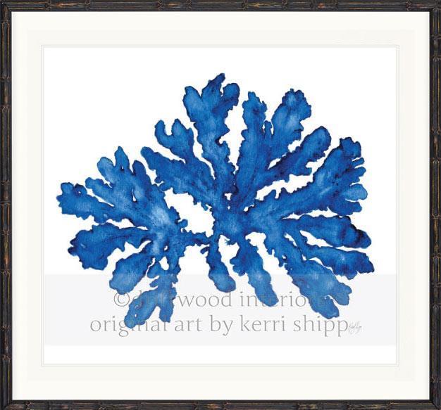 Indigo Coral I - Driftwood Interiors