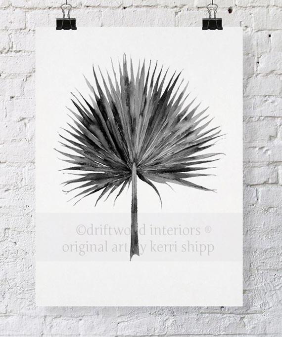 Fan Palm in Charcoal - Driftwood Interiors