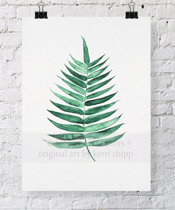 Palm Leaf in Emerald - Driftwood Interiors