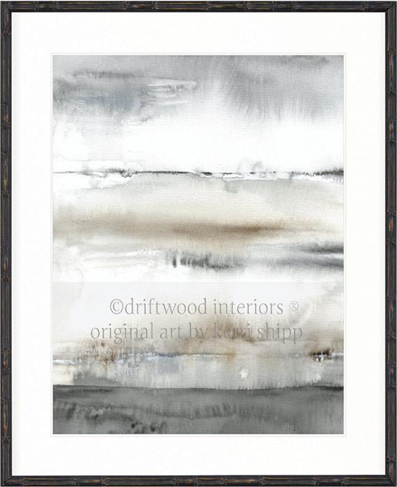 Abstract Art Print - &#39;Earthly Delight I&#39; - Driftwood Interiors