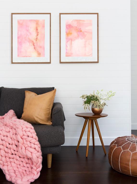 Essence I in Rose Quartz - Limited Edition Print - Driftwood Interiors